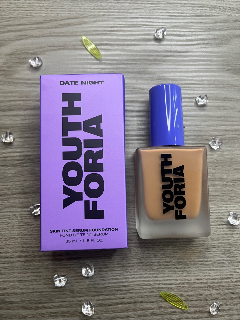Date Night Skin Tint Serum Foundation - SHADE MEDIUM DEEP 390